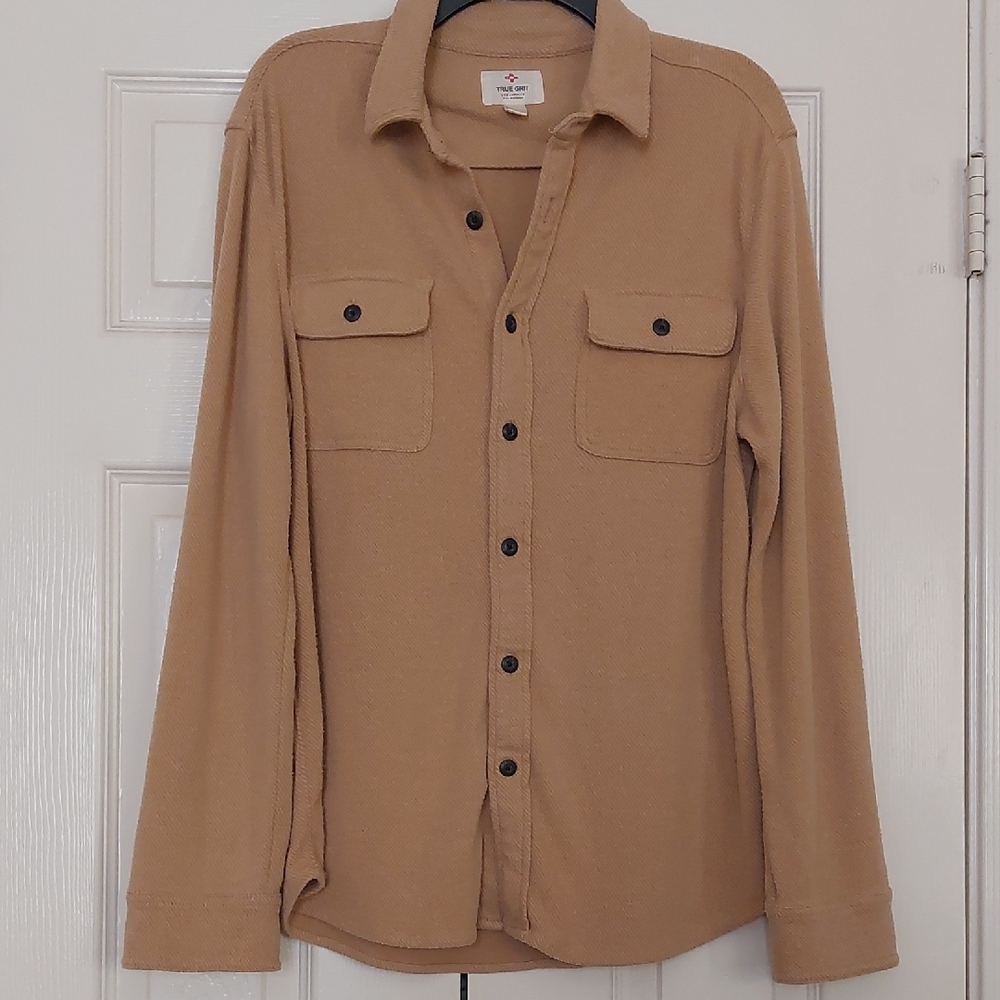 True Grit Beige Patterned Shirt